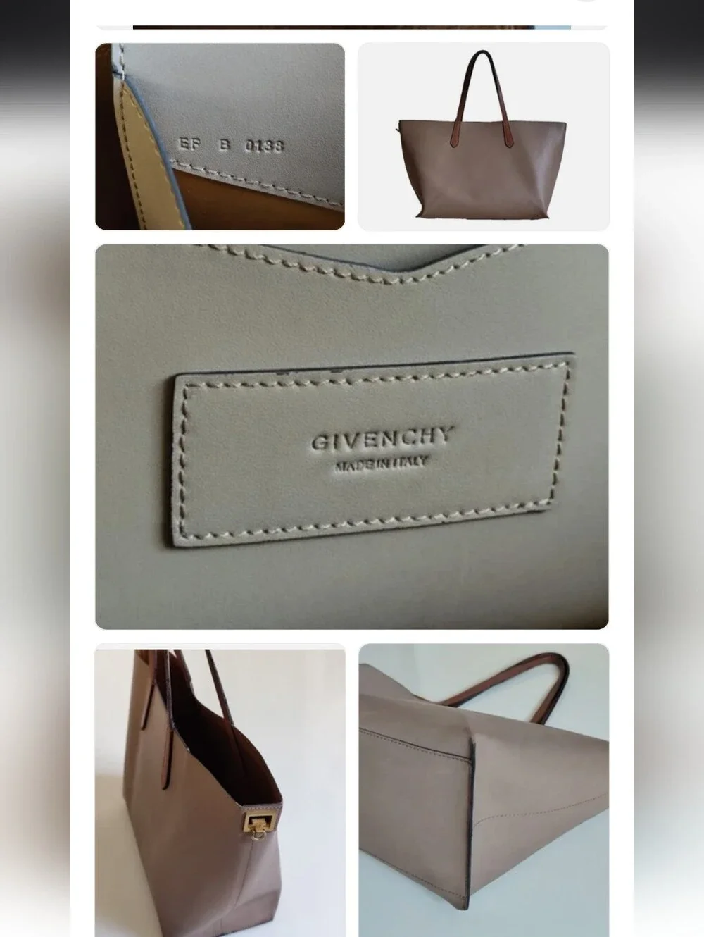 Givenchy Leather Tote Bag